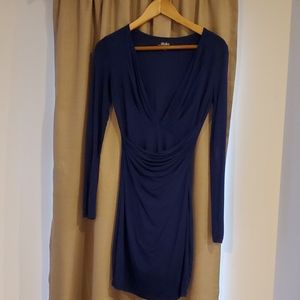 Lulus deep v mini dress